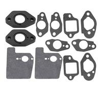 JoyousMall Lot de 2 joints d'isolateur de carburateur pour moteurs Honda GCV190, GSV190, GCV160A - Comprend un kit de joints de 12 pièces (16211-ZL8-000, 16212-ZL8-000, 16221-883-800, etc.)