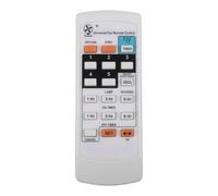 JoyousMall Lot de 4 télécommandes de ventilateur électrique pour KDK & Elmark, contrôleur de rechange ABS avec fonctions de base, blanc, nécessite 2 piles AAA (non incluses)
