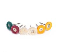 JoyousMall Lot de 6 brosses de polissage avec poignée pour perceuse rotative
