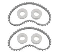 JoyousMall Lot de 6 rails de rechange 9985006-R2 et anneaux d'escalade 6101611-R4 pour robot de piscine Dolphin, compatible avec dx3 pour dx4 M200 M400 Wave Apollo