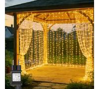 Joysing Guirlandes Lumineuses Rideau 600 LED Rideau Lumineux avec Transformateur, Timer, 8 Modes Guirlande Lumineuse Mariage IP65 Étanche Lumiere Noel Pour Interieur Exterieure Decoration