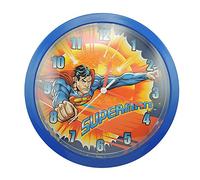 Joytoy 106288 Horloge Forme Superman Plastique Bleu 26 x 4 x 26 cm