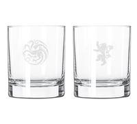 Joytoy Game of Thrones Lot de 2 verres à whisky avec gravure dans un coffret cadeau