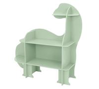 Joyz Étagère pour Enfants 3 Niveaux, Dinosaure, Étagère à Jouets en Bois avec Compartiments Ouverts, 110x31x110 cm, Étagère Murale à Livres, Meuble de Rangement pour Chambre d'enfant