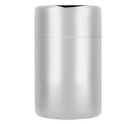 Joyzan Boîte à Café Hermétique, Thé Conservation Vrac Pot Rond Ronde Acier Inoxydable avec Double Couvercle Cuisine Grain Récipient Stockage Bidons pour Poudre Sucre Farine Noix Graines Herbes Épices