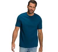JP 1880 702558 T-Shirt Basique à col Rond en Coton peigné pour Homme Grandes Tailles Tailles L à 8XL, Bleu-Vert, 7XL
