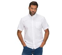 JP 1880 Chemise À Manches Courtes en Seersucker - Col Boutonné - Coupe Moderne - Rayures T-Shirt Homme (Lot de 1)