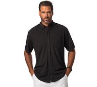 JP 1880 Chemise BD MF Piqué 1/2, Noir, XXXXL Homme