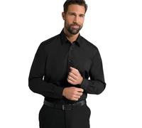 JP 1880 Chemise de Travail, Non repassée, 1/1, CF, Noir, XXL Hommes