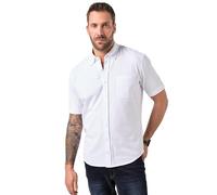JP 1880 FLEXNAMIC Chemise piqué pour Homme, Grandes Tailles, Grandes Tailles, Tailles L-8XL JP 1880, Flexnamic, Manches Courtes, col boutonné, Coupe Moderne, jusqu'à 8 XL