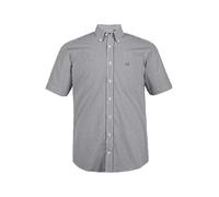 JP 1880 Halbarm-Hemd, Vichykaro, Chemise 1/1 Homme, Schwarz,
