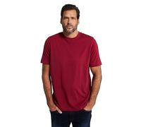 JP 1880 Homme Grandes Tailles Tee Shirt col Rond en Coton Rouge vin 5XL 702558 57-5XL