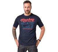 JP 1880 Hommes Grandes Tailles Grandes Tailles Vêtements Menswear L-8XL JP1880 T-Shirt à Manches mi-Longues Imprimé jusqu'à 8 XL