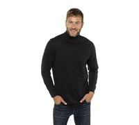 JP 1880 Hommes Grandes Tailles L-8XL T-Shirt col roulé, Jersey, Manches Longues Noir 3XL 723303 10-3XL