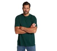 JP 1880 Hommes Grandes Tailles L-8XL Tee Shirt col Rond en Coton Vert foncé L 702558 40-L