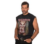 JP 1880 Iron Maiden 818568 Débardeur pour Homme Grandes Tailles L à 8XL, Noir, XXXL