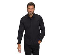 JP 1880 Jp1880 Hemd, Flexnamic, Kentkragen, Modern Basic Fit, BIS 7 XL Chemise, Noir, 3XL Homme