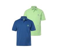 JP 1880 Lot de 2 Polos Basiques en Coton peigné piqué pour Homme Grandes Tailles L-8XL