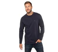 JP 1880 T-Shirt à Manches Longues pour Homme, Bleu Marine foncé., 7XL