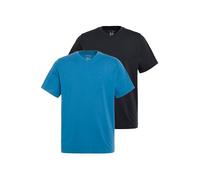 JP 1880 V-Shirts Homme, Bleu, 3XL Grande taille