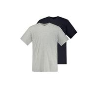 JP 1880 V-Shirts Homme, Mélange de Gris Clair., 6XL