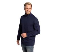 JP 1880 Vêtements pour Hommes Big & Tall Plus Size L-8XL Haut à col roulé Basique Jersey Manches Longues 723303, Marine foncé, Taille 4XL