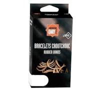 Jpc Bracelets Caoutchouc Nature 200 X 10 Mm Bte 100 G