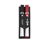 JPC BROSSE A TABLEAU BLANC AIMANTEE + 2 MARQUEURS EFFAC. A SEC