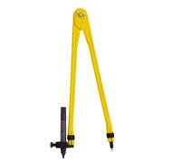 JPC Compas plastique 35 cm pour tableau avec adaptateur Jaune