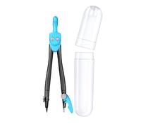 JPC Créations 351501 Compas en métal avec Etui Gris/Bleu