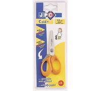 Jpc Caid Blister Ciseaux Droitier 13cm Pour Enfant Lame Inox, Bouts Arrondi E...