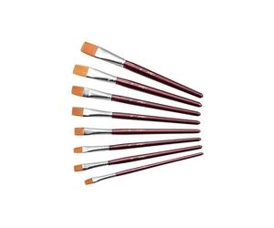 Jpc Creations Pinceau Brosse Fibres Synthétiques Ocre Jaune N° 6