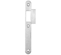 Jpm Gâche plate pour serrure - Inox/noir
