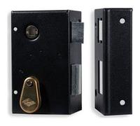 Jpm - Serrure applique a fouillot 7 mm Verticale Tirant Droite JPM 117000 01 11 Noir G