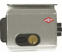 JPM - Serrure Électronique en Applique - Cylindre 2 Entrées - Série 511 - Argenté Facile à Installer