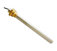 Jpshop Résistance à la bougie d'allumage pour poêle à granulés 270 W - Longueur 140 mm / 130 mm - Diamètre 9,9 mm - Filetage 3/8 - Pour AMG Ravelli Piazzetta Alder