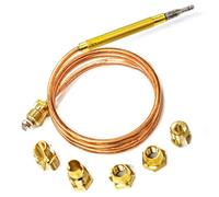 JPshop - Thermocouple universel 60 cm pour four et plaque de cuisson complète avec vis et fixations compatible avec Rex Electrolux AEG 50269742008