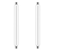 JQslight 7W Tube LED Linolite S19, S19 Ampoule LED Équivalence 70W Incandescence Ampoule, Neon LED 310mm S19 Blanc Froid 6000K Pour Miroirs et Lampes Peinte, 2 pièce.