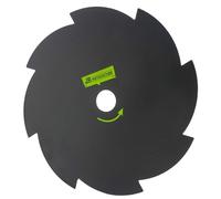 jr motoculture 8810 - Lame - 8 Dents - Débroussailleuse - Montage Réversible - 25,5 cm de Diamètre