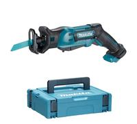 Scie sabre sans fil Makita JR103DZJ 10,8 V Li + lames + MakPac1 sans batterie/chargeur