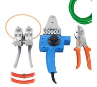 Jrameoy Soudeuse électrique pour Bandes PU avec Ciseaux et Dispositif de précision, contrôle de température 0-300°C pour Bandes et Tubes en polyuréthane