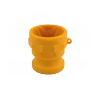 JRBJWYVV 1Pcs DN15 to DN50 Camlock Couplings 1/2" to 2" Quick Disconnect PP Pipe Fittings(Khaki,1")