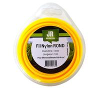 JRMotoculture FNY009 Fil en Nylon rond 3 mm x 9 m