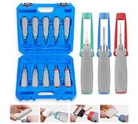 JRready JRconDRK24A10-01 Kit de 10 Outils de débrochage, extracteurs de Broches et de Contacts pour connecteurs AMP, Harting Han D, WAIN, Delphi et Molex, avec Mallette