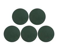 JRSHIRLEYLTD Lot de 5 éponges rondes en mousse florale - 8 x 4 cm - Pour désherber, décorer, fête - Vert