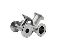 JRXFXEKW SS304/316 Stainless Steel Quick fit Three-Way clamp Type Connector Pipe Fitting Ferrule OD 50.5mm-119mm Fit 1.5"-4" Tri Clamp(SUS304,76mm Ferrule 91)