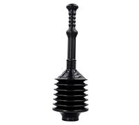 JS Jackson Supplies Déboucheur de Toilettes Professionnel en accordéon, Haute Pression, élimine Les obstructions importantes, déboucheur Puissant Tout Usage pour salles de Bains, Noir