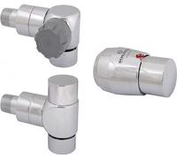 Js Style-Tec-Set, Winkelform Anschl.rechts,Dn15,1/2",Reinweiss