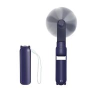 Jsdoin Mini Ventilateur Portable, Pliable Rechargeable Main USB Portatif Portable Ventilateur De Bureau, 3 Vitesses Avec Batterie Externe, pour Bureau, Extérieur