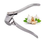 Jsdoin Presse-ail de cuisine professionnel, hachoir à ail, broyeur à gingembre UK, éplucheur, presse-ail robuste, écrasement d'ail, hachoir à ail convivial, facile à nettoyer et durable